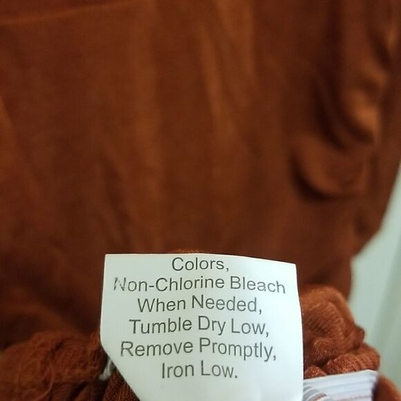 Coffee Long Sleeve Halter V-Neck Silk Bodycon Mini Dress sz Medium - Picture 14 of 14